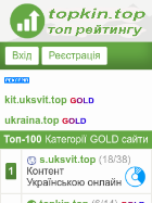 Скріншот сайту topkin.top